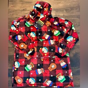 🌟 NWT South Park Fleece Huggle Blanket Hoodie